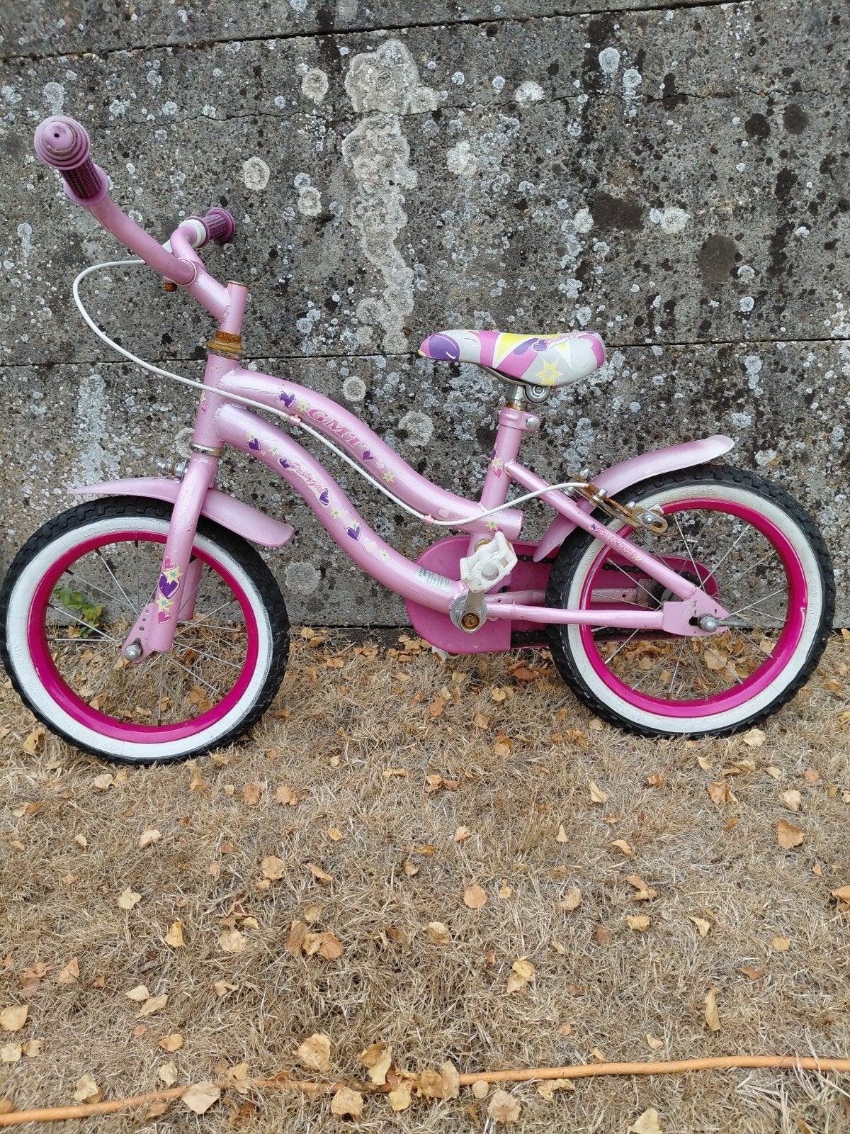 fiets 14 inch, Ophalen
