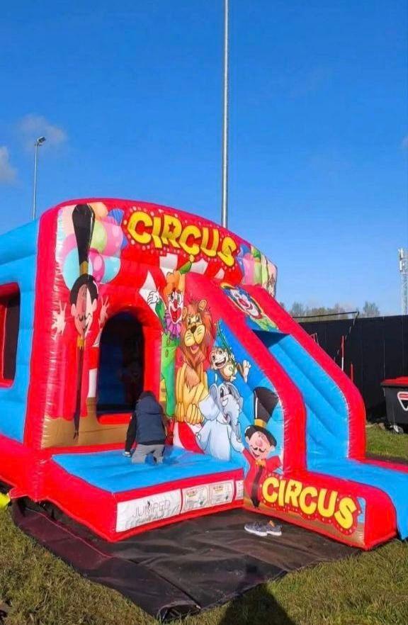 Springkasteel CIRCUS te koop, Ophalen, Gebruikt, Overige typen