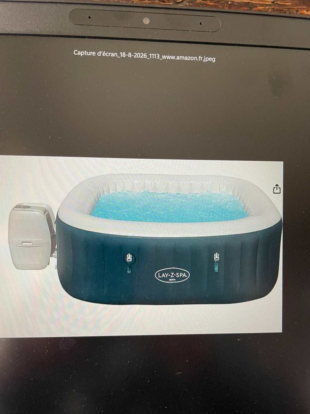 Jacuzzi Best Way, Jardin & Terrasse, Enlèvement, Utilisé, Couverture, Gonflable