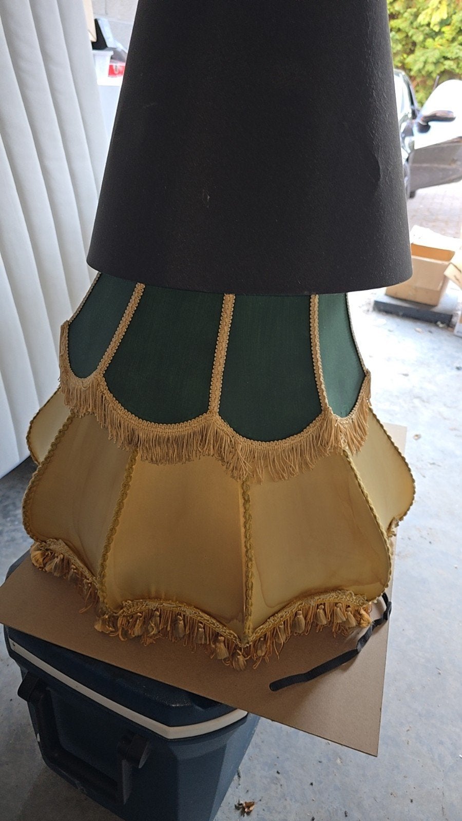 lot abat-jour lampe design vintage
