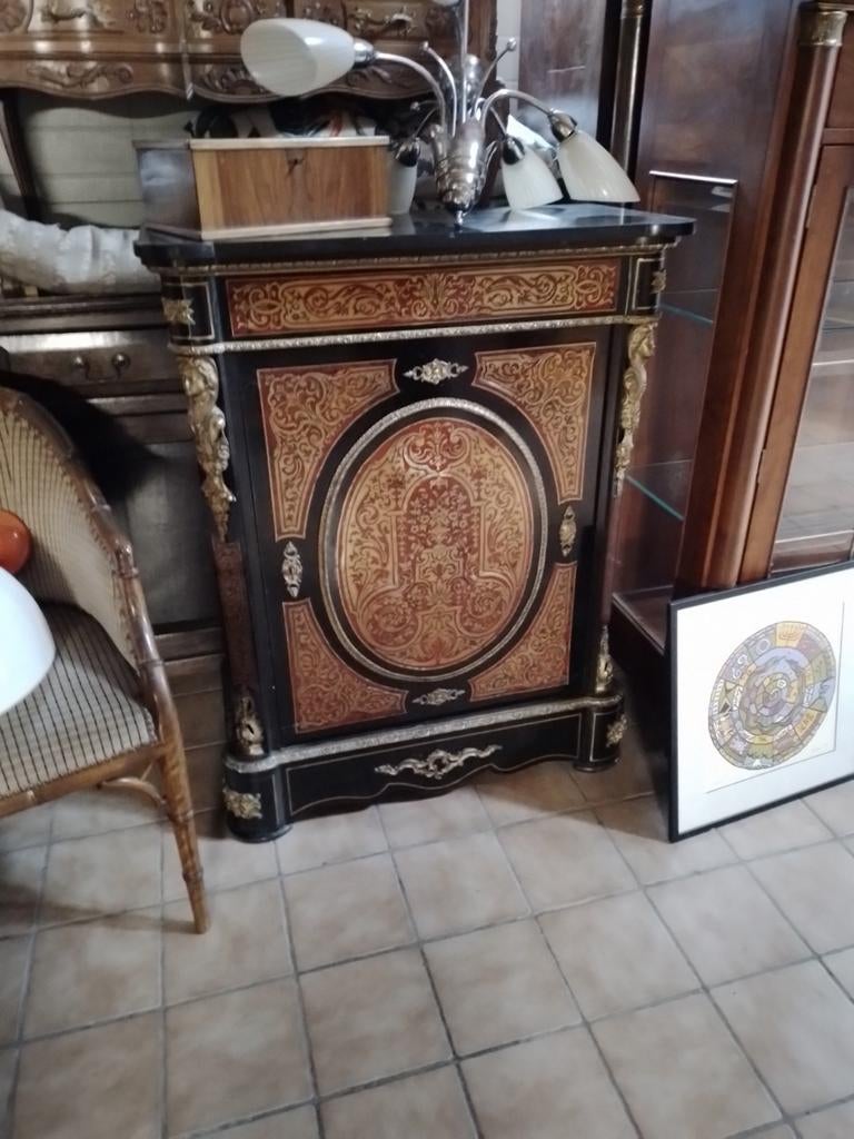 Boulle Medallion kast,  periode Napoleon III, Antiek en Kunst, Ophalen