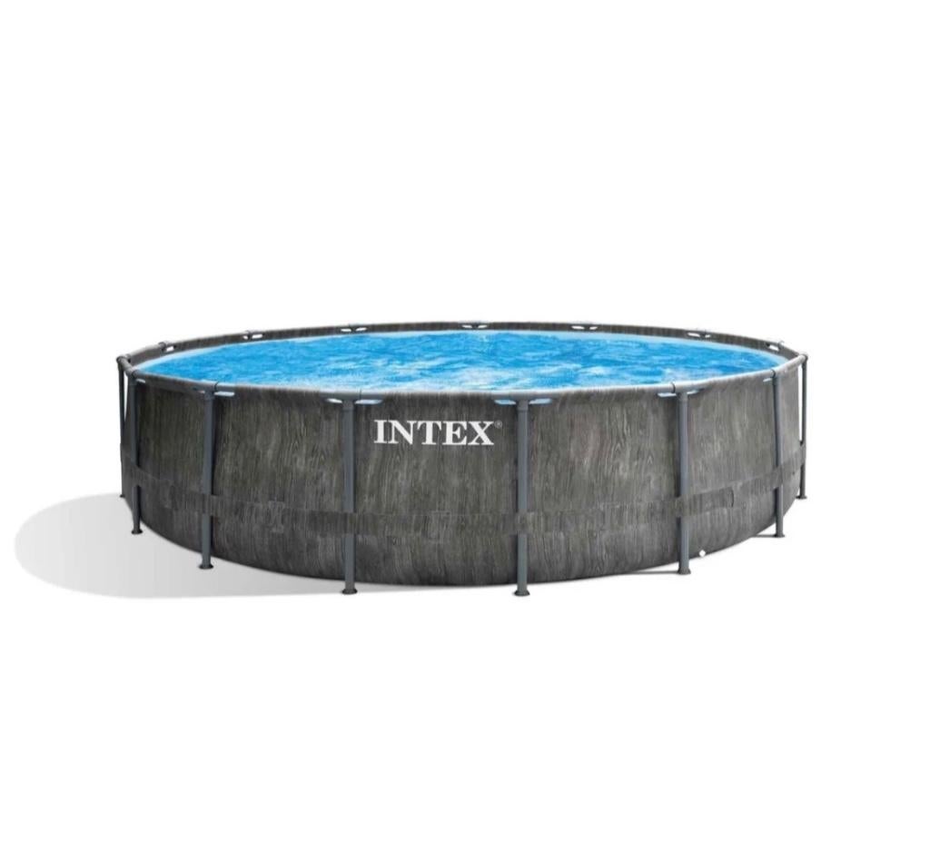 Piscine Intex - Greywood 457cm X 122 cm, Jardin & Terrasse, Piscines, Utilisé, Piscines hors sol, 120 cm ou plus, 400 cm ou plus