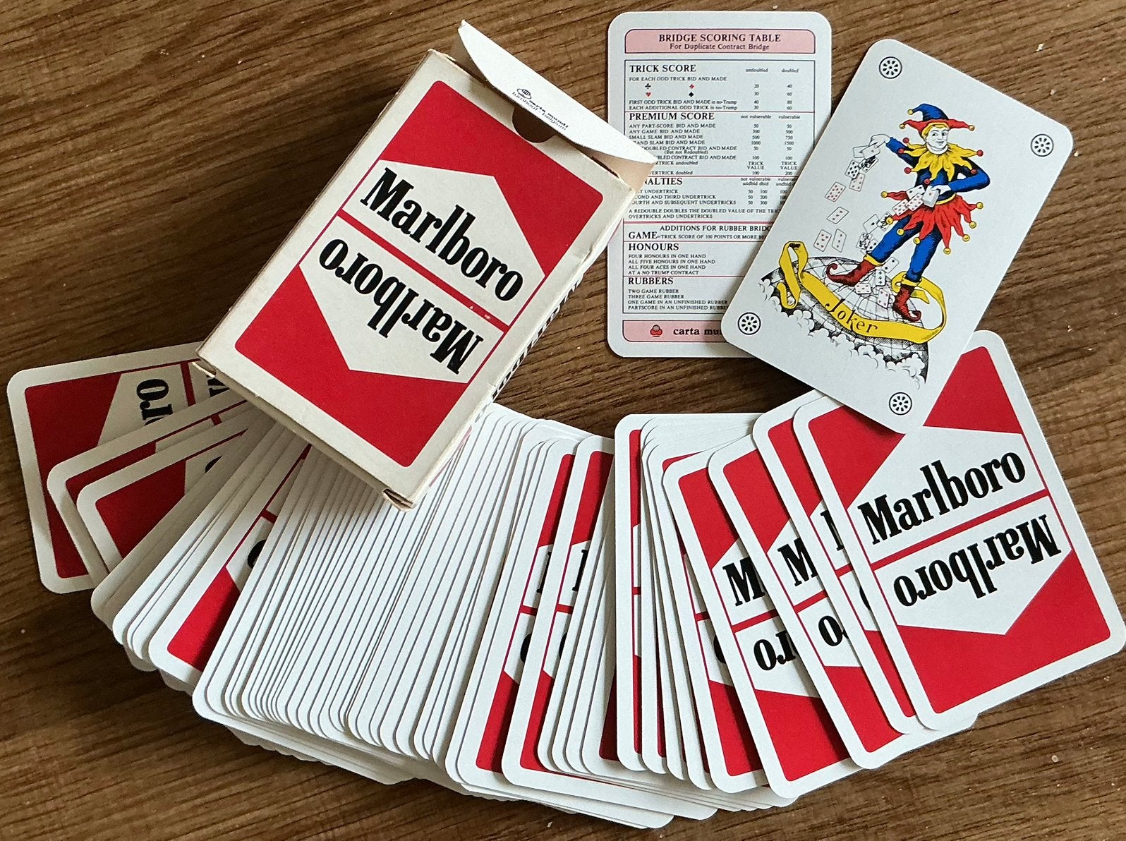 Kaartspel MARLBORO, Ophalen of Verzenden, Zo goed als nieuw, Speelkaart(en)