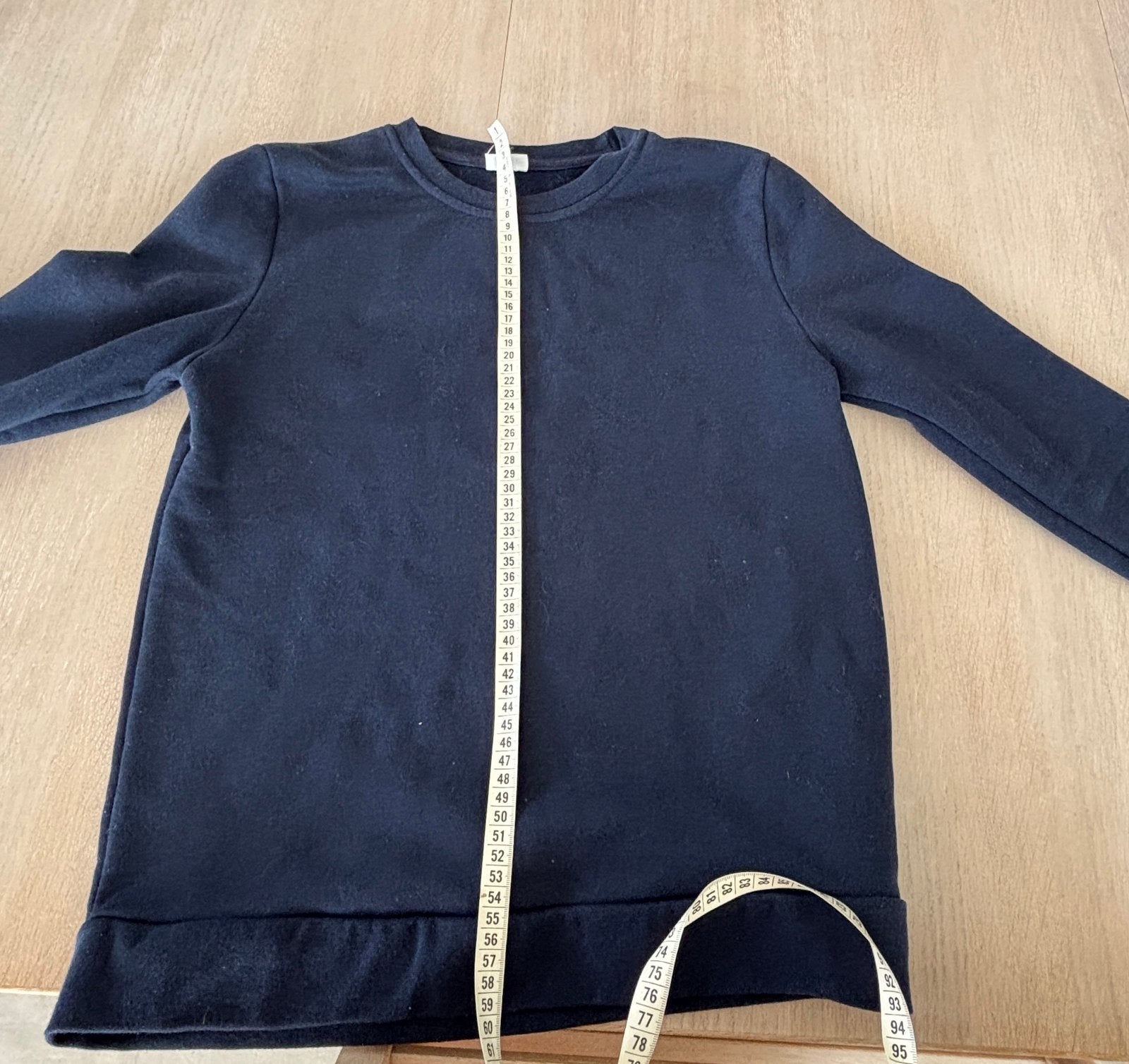Donkerblauwe sweater meisjes maat 170/176, Kleding | Dames, Truien en Vesten, Ophalen, Gedragen, Maat 36 (S), Blauw