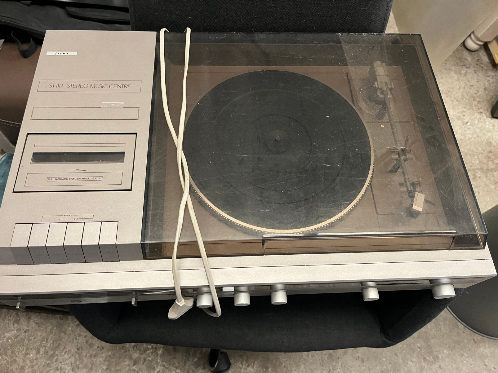 Platenspeler , casette en radio, Ophalen, Gebruikt, Platenspeler
