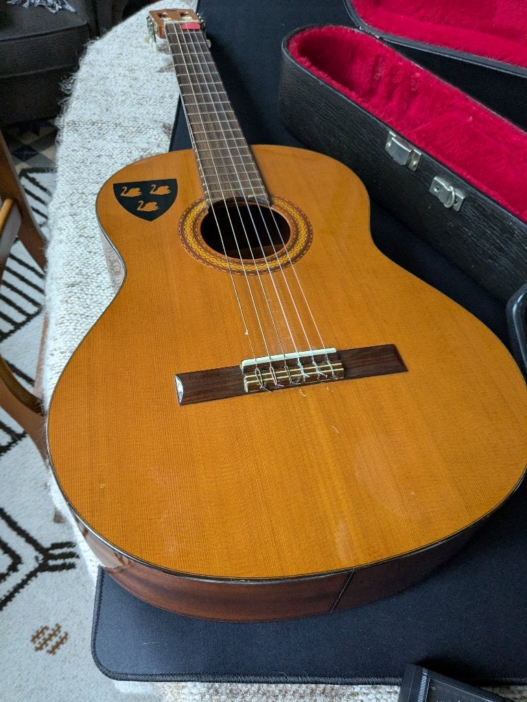 Gitaar Cuenca 30 + toebehoren, Enlèvement, Utilisé, Guitare classique ou espagnole, Avec valise