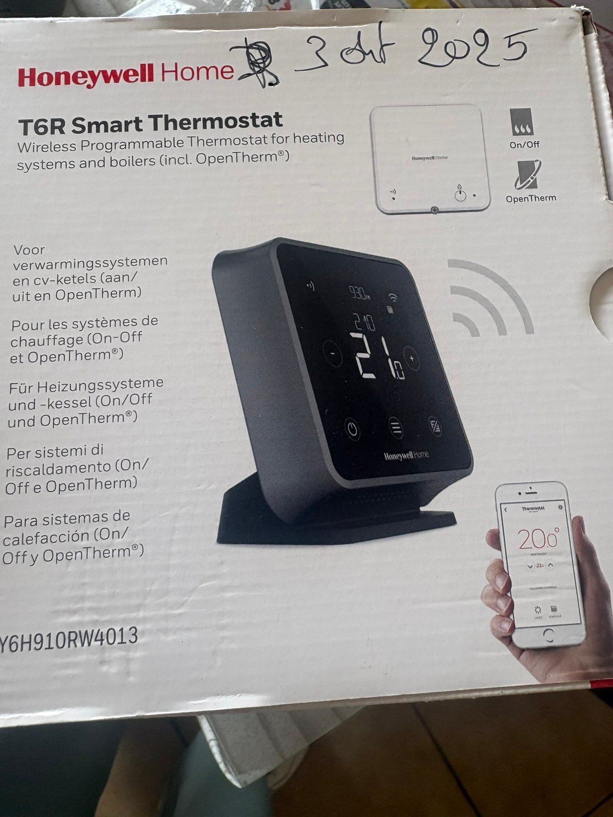 Thermostaat met bediening via gsm en thermostaat kranen, Doe-het-zelf en Bouw, Thermostaten, Ophalen, Zo goed als nieuw