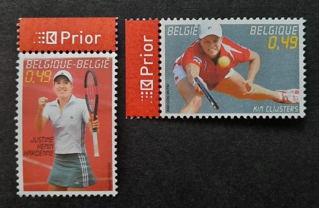 België: OBP 3225/26 ** Tennis 2003., Timbres & Monnaies, Sans timbre, Neuf, Enlèvement ou Envoi, Non oblitéré