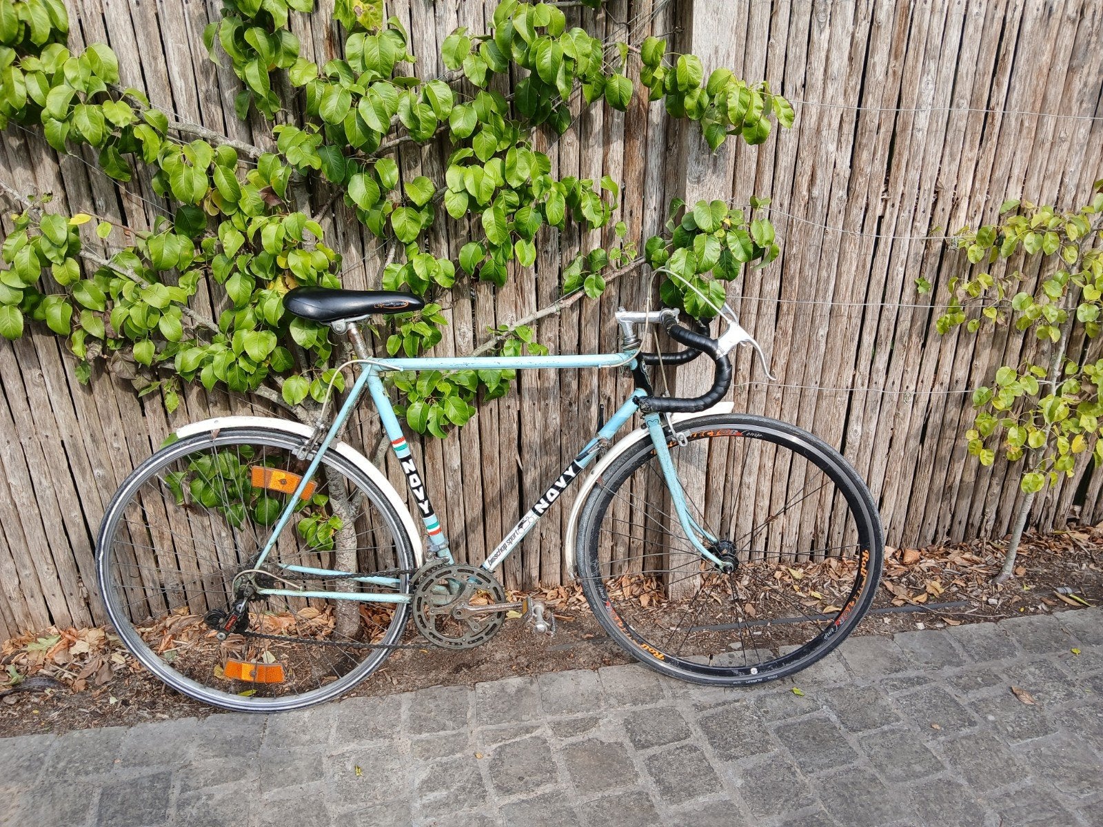 Retro koersfiets Novy, Ophalen