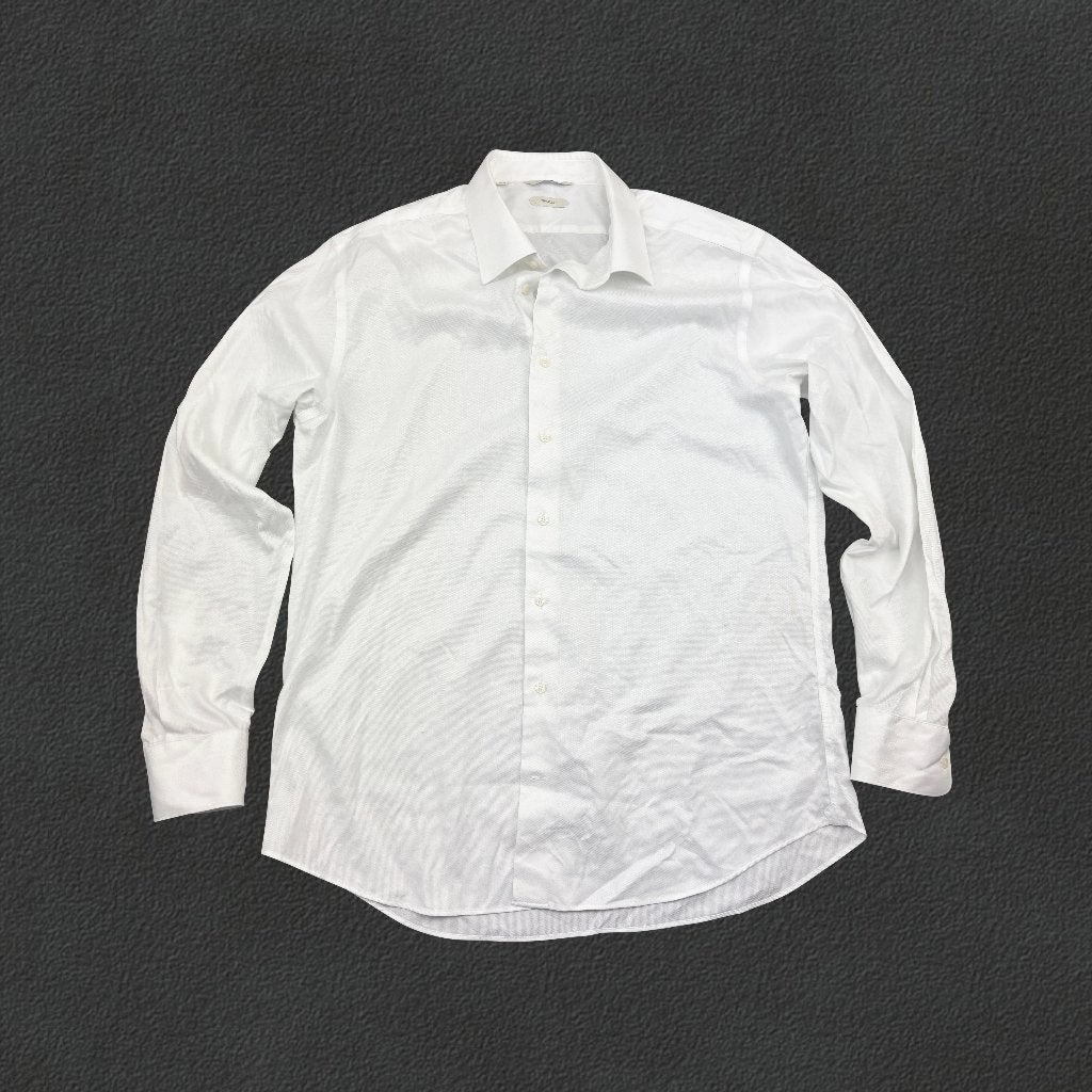(1338) Wit Suitsupply Overhemd - Heren 44 - Zeer Goed, Kleding | Heren, Ophalen of Verzenden, Zo goed als nieuw, Wit, Suitsupply