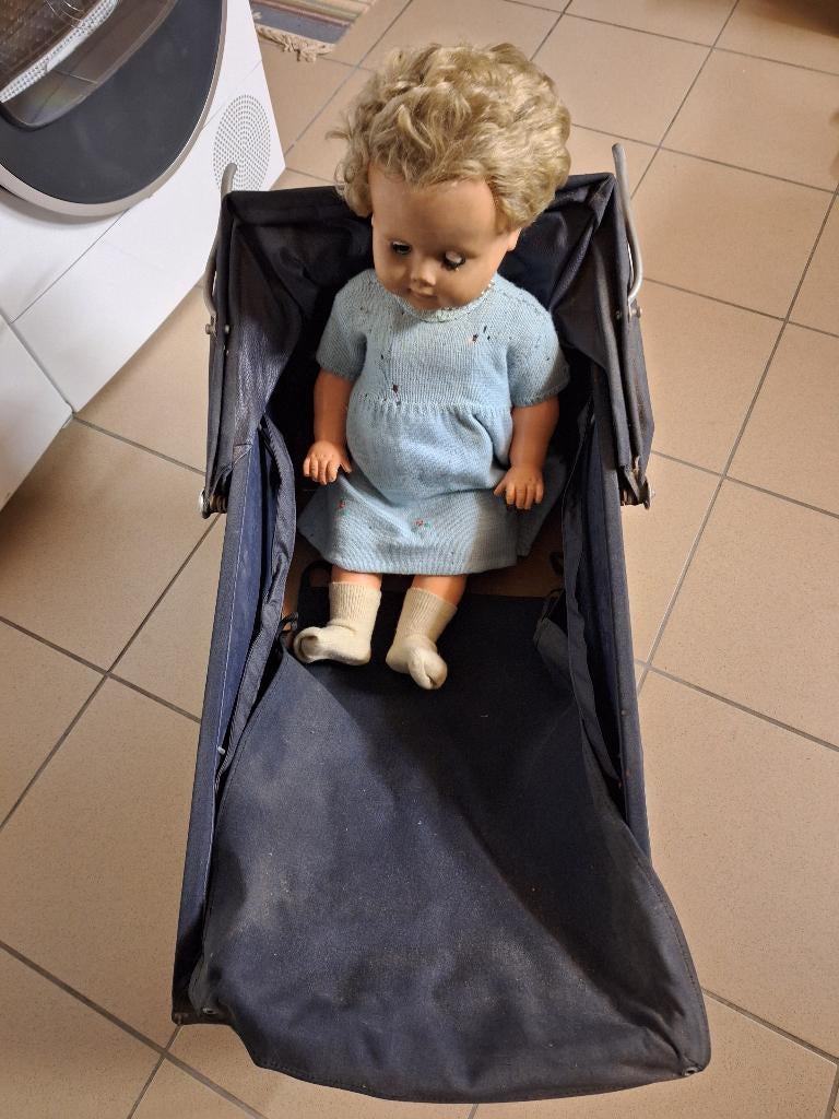 Vintage poppenwagen, Antiek en Kunst, Ophalen