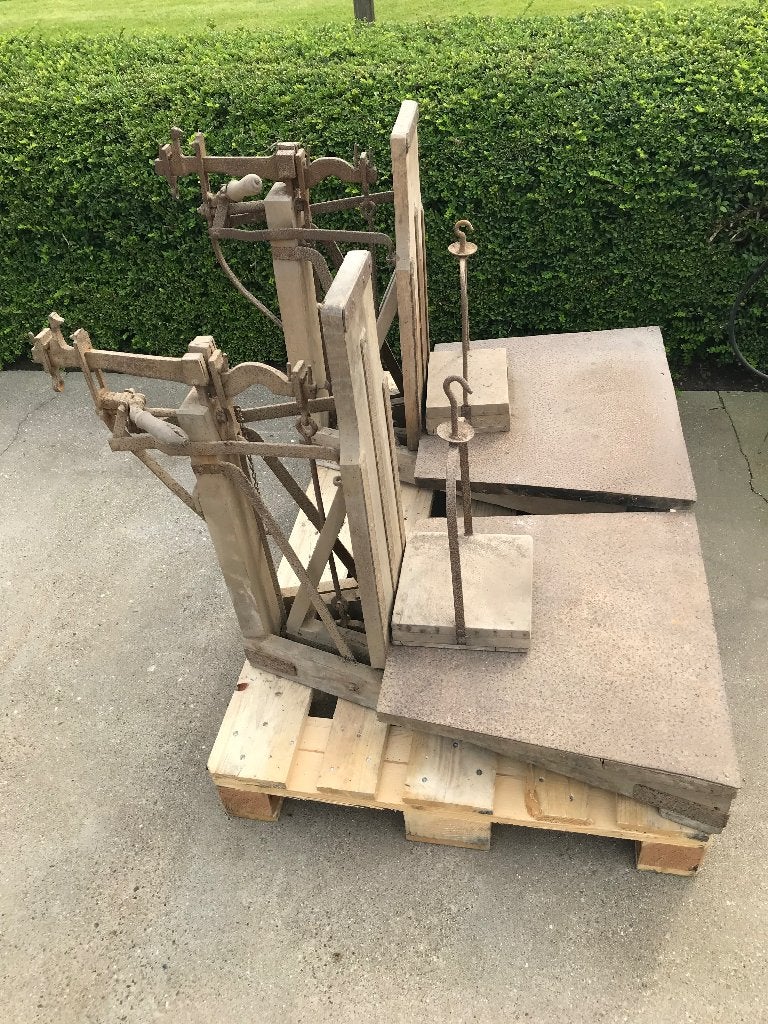 Oude weegschalen / Bascule, Ophalen