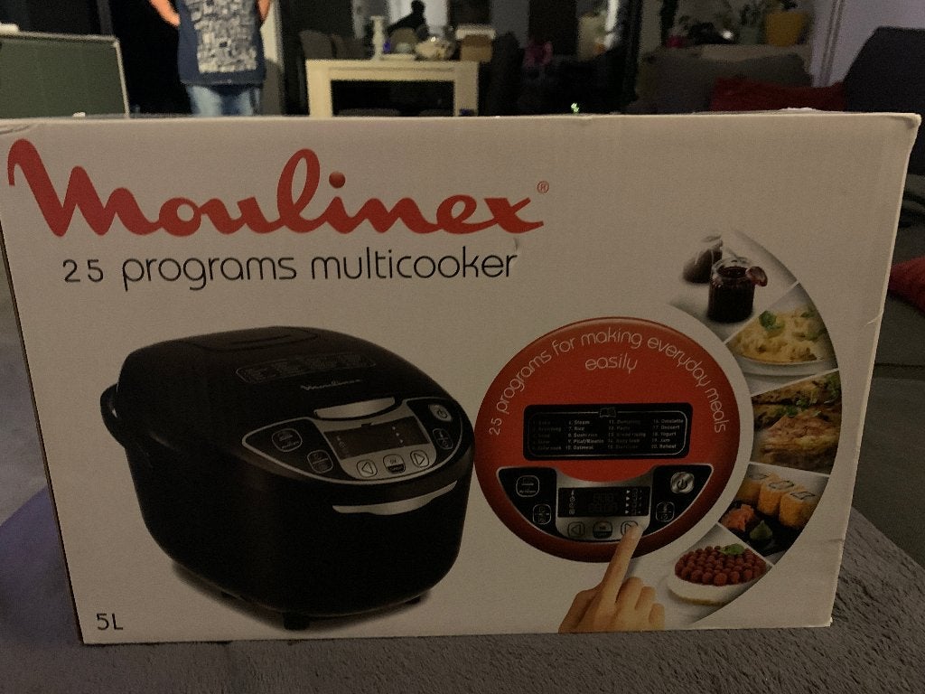 Moulinex multicooker, Elektronische apparatuur, Ophalen, Nieuw, Airfryer, 1500 gram of meer