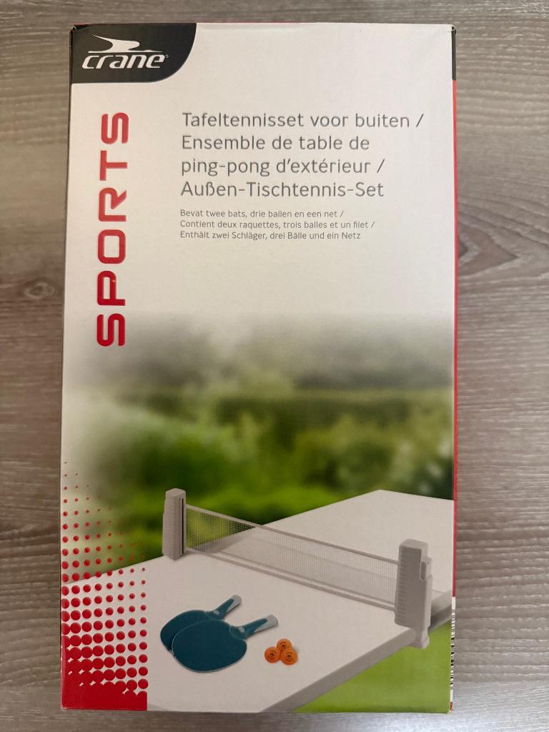 tafeltennis set voor buiten o op tafel te monteren nieuw, Sport en Fitness, Tafeltennis, Ophalen, Nieuw, Net, Batje(s) of Balletje(s)