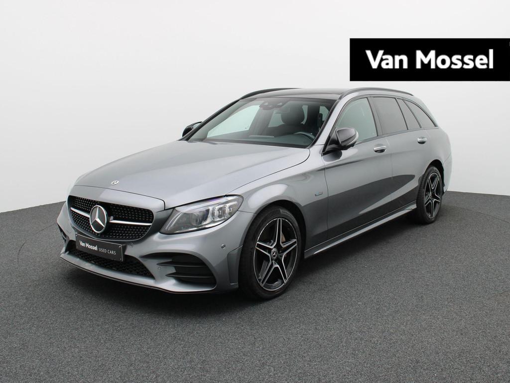 Mercedes-Benz C 300 de Estate AMG LINE + NIGHT EDIT + PANO D, Auto's, Automaat, Euro 6, 4 cilinders, 34 g/km