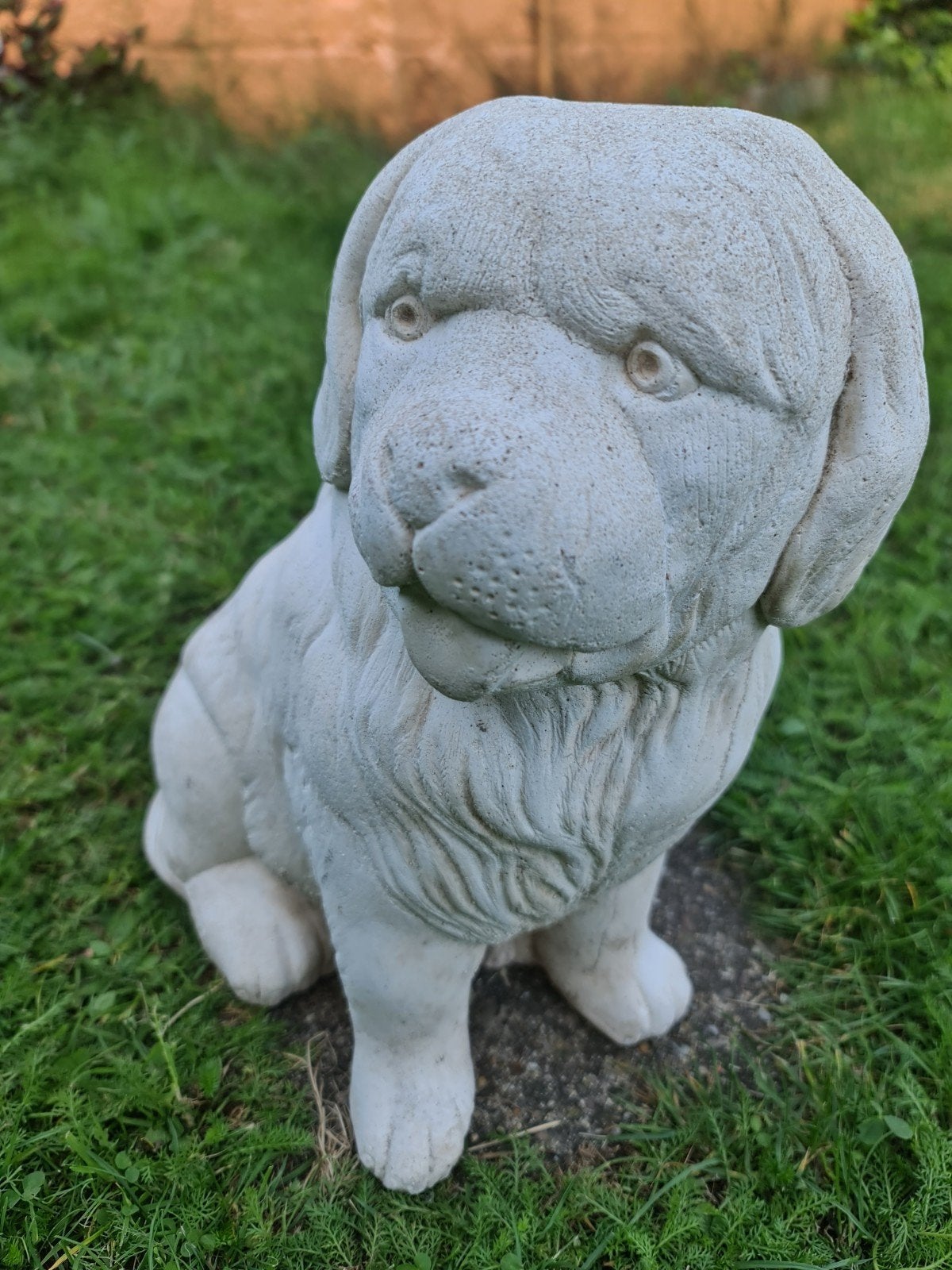 Betonnen tuinbeeld hond, Tuin en Terras, Ophalen