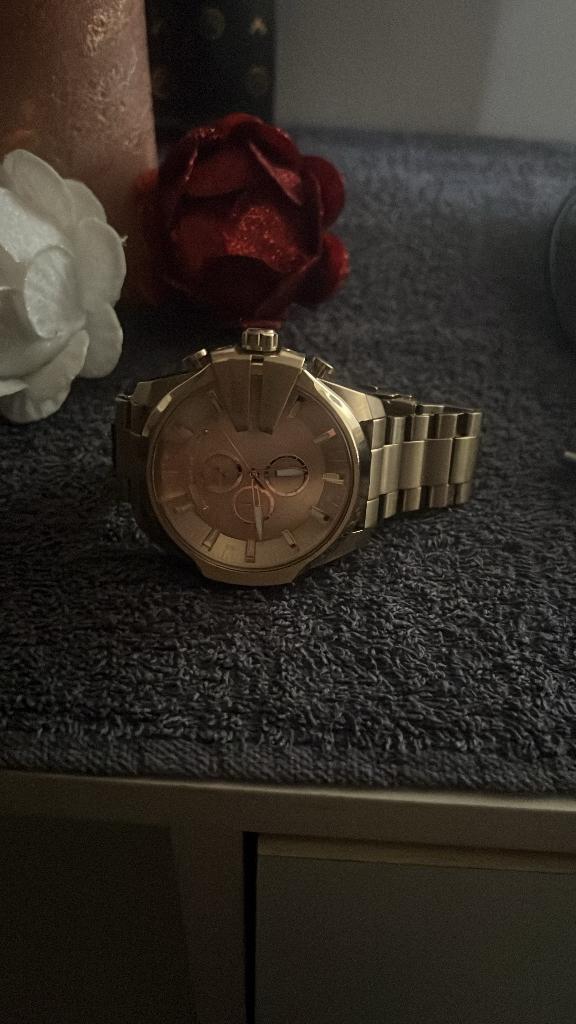 Diesel horloge, Polshorloge, Zo goed als nieuw, Goud, Ophalen