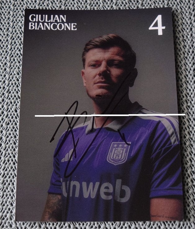 RSC Anderlecht Signed Photos Joueurs Saison 2026 - 2027, Envoi, Neuf, Cartes de joueur