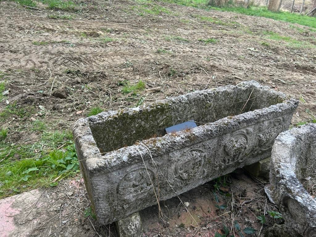 6 oude bloempotten, Tuin en Terras, Ophalen, Gebruikt