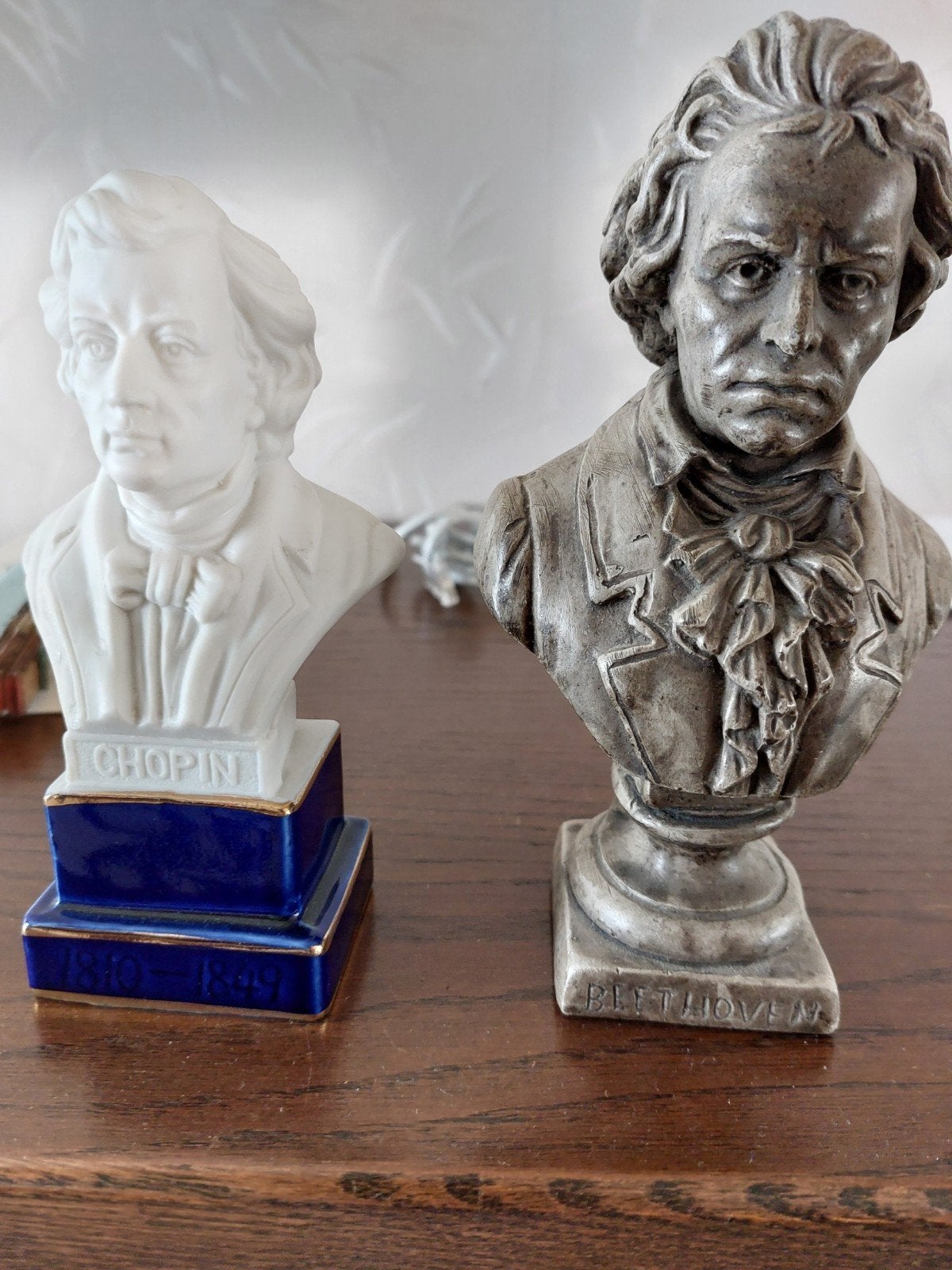 Bustes van Chopin en Beethoven, Enlèvement, Comme neuf, Classique