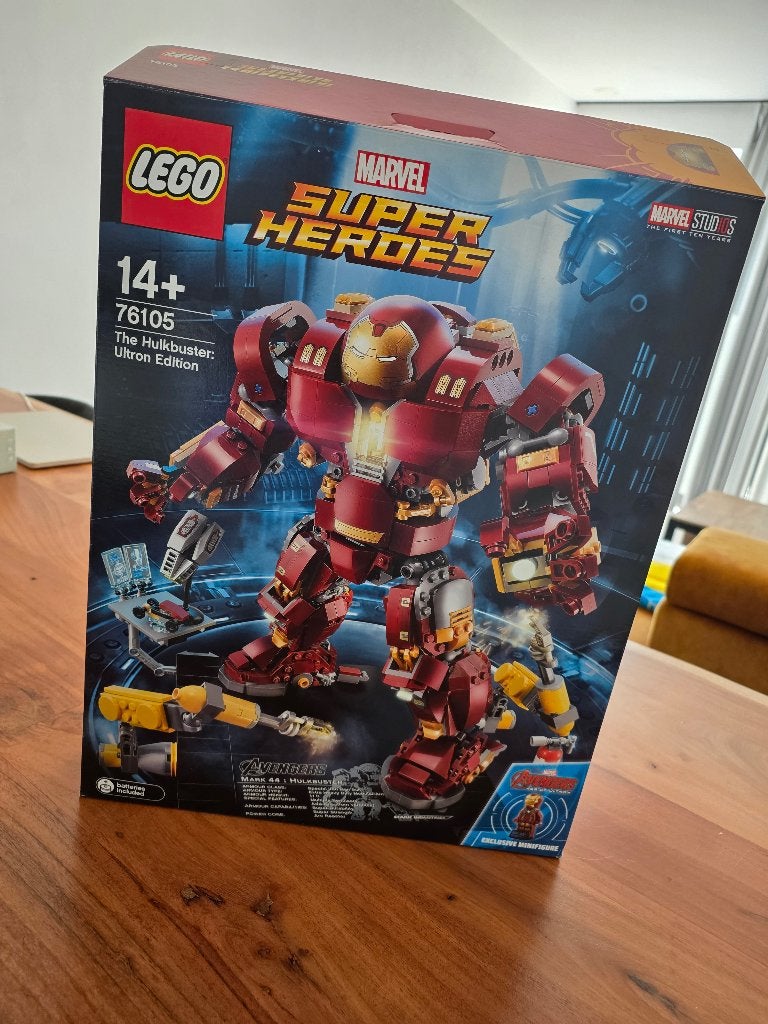 Lego Hulkbuster Age of Ultron 76105 (inclusief lichtjes), Marvel, Lego, Ensemble complet, Comme neuf
