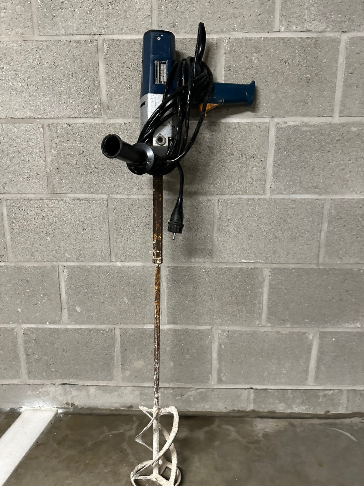 Plafoneermixer + rijen te koop, Bricolage & Construction, Bétonnières, Enlèvement, Comme neuf