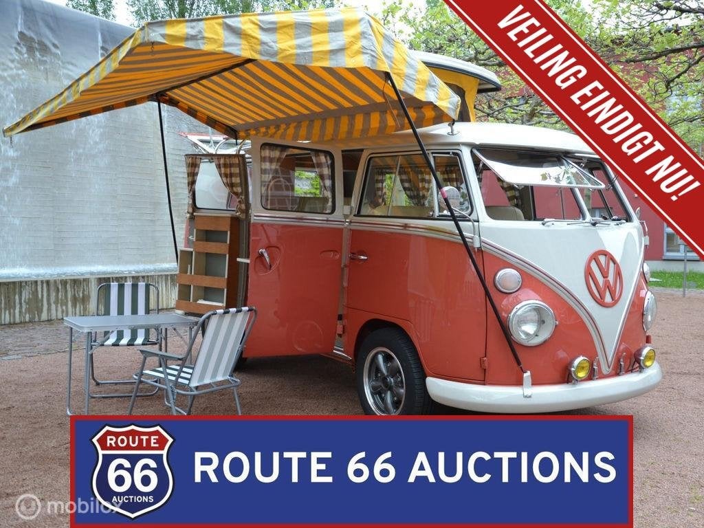 Volkswagen T1 Westfalia | 1964 | Route 66 Auctions, Volkswagen, Zwart, Bedrijf, Handgeschakeld