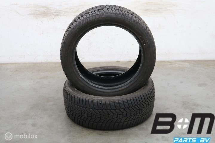 2 x 2554519 104V Hankook Winter Icept Evo3 6.5mm 255 45 19, Auto-onderdelen, 19 inch, Gebruikt, 255 mm, Winterbanden
