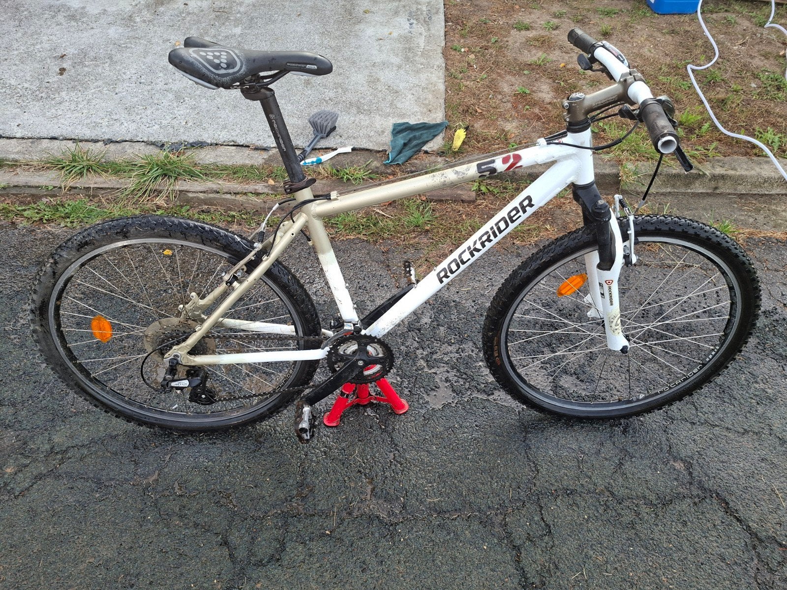 VTT Decathlon Rockrider 5.2 – 24 Vitesses, Autres marques, Frein sur jante, Enlèvement, Utilisé