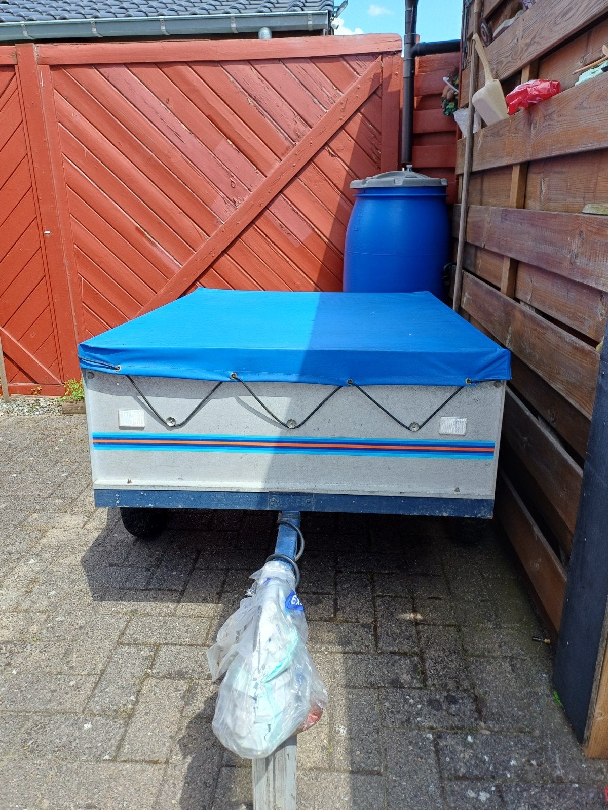 Bagagewagen.merk Erde., Ophalen