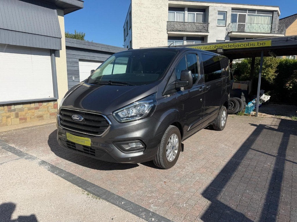 FORD TRANSIT CUSTOM * LIMITED * DUB CAB * 170PK * 5ZITPL *, Voorwielaandrijving, Stof, 1995 cc, 4 cilinders
