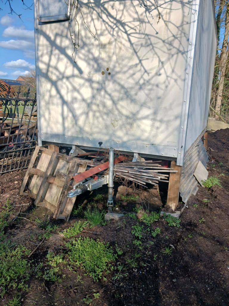 Gesloten remorc, Auto diversen, Aanhangers en Bagagewagens, Ophalen, Gebruikt