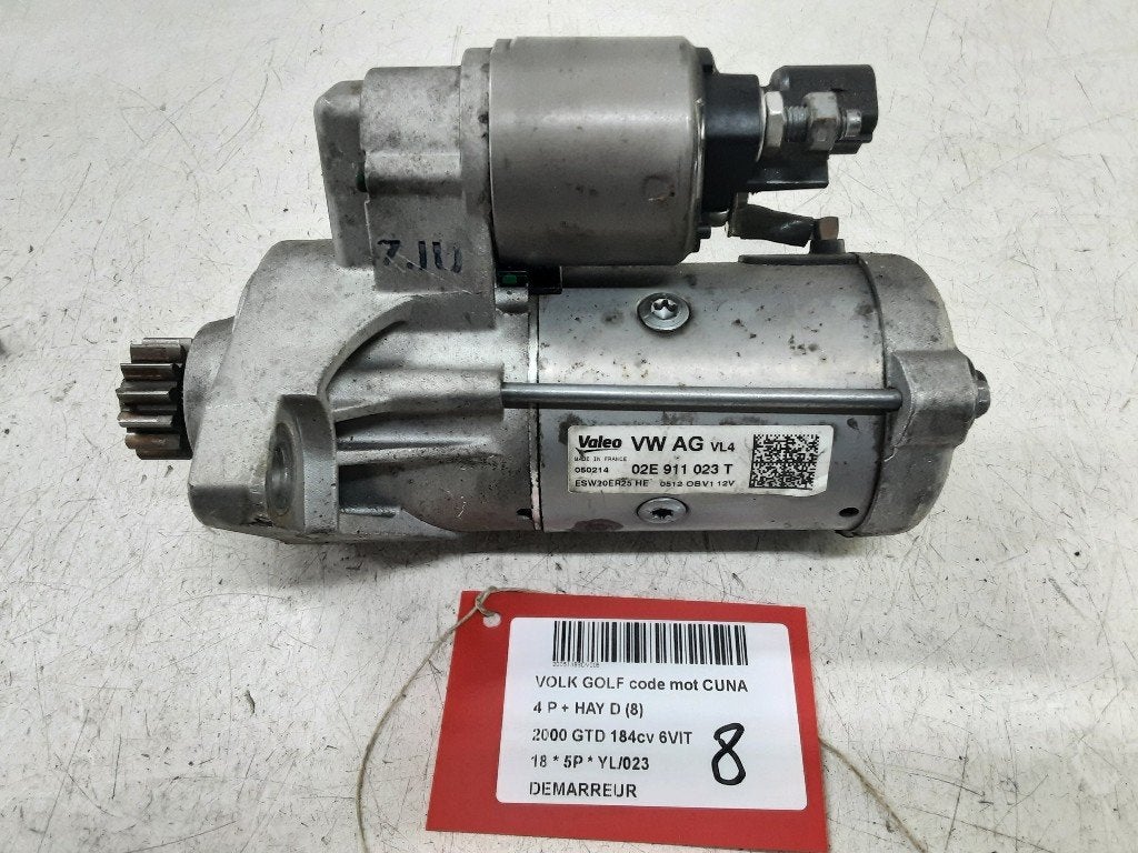 DÉMARREUR Volkswagen Golf VII (AUA) (02E911023T), Autos : Pièces & Accessoires, Volkswagen, Mevr. I. Hauben, Utilisé, Rue de l'Espoir 34 34
4030  GRIVEGNÉE, BE