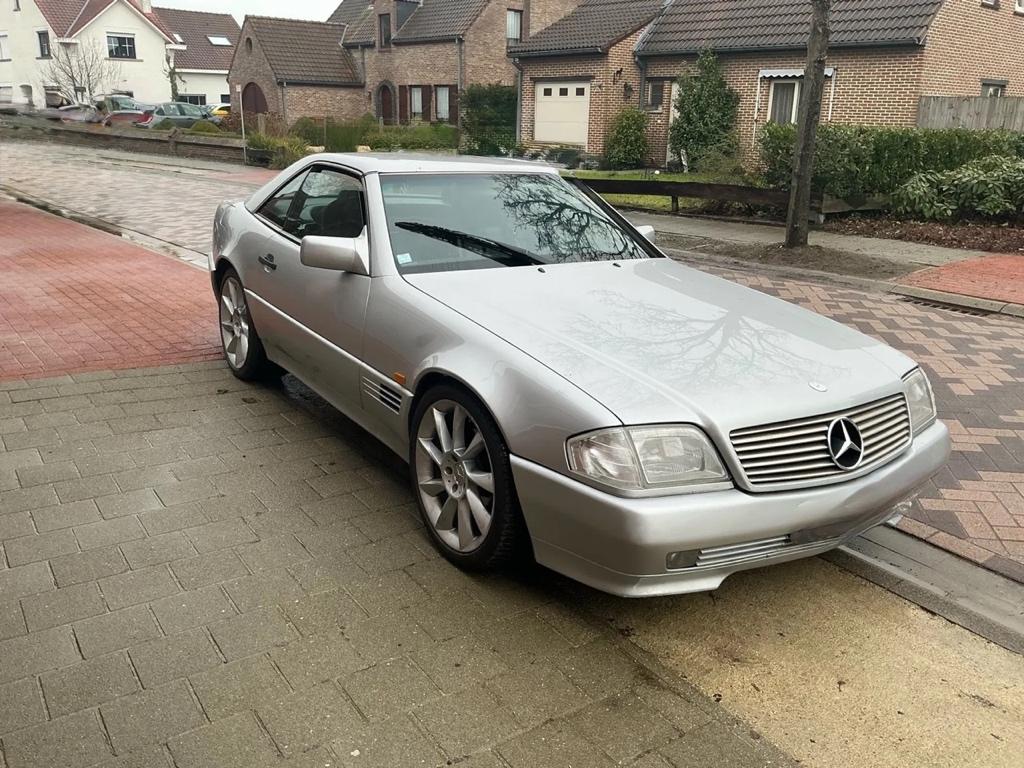 Mercedes 280 SL - 1995 - handgeschakelde versnellingsbak, Auto's, Oldtimers, Particulier, ABS, Airbags, Airconditioning, Automatische klimaatregeling