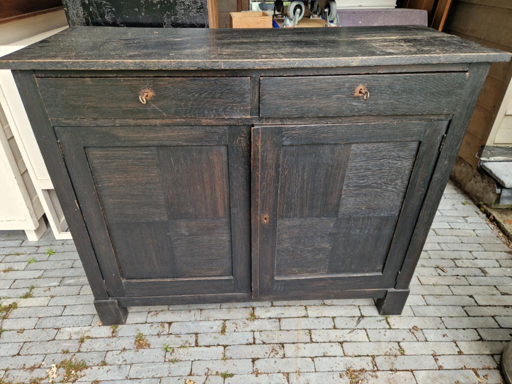 Kast zwart, Huis en Inrichting, Kasten | Buffetkasten, Ophalen