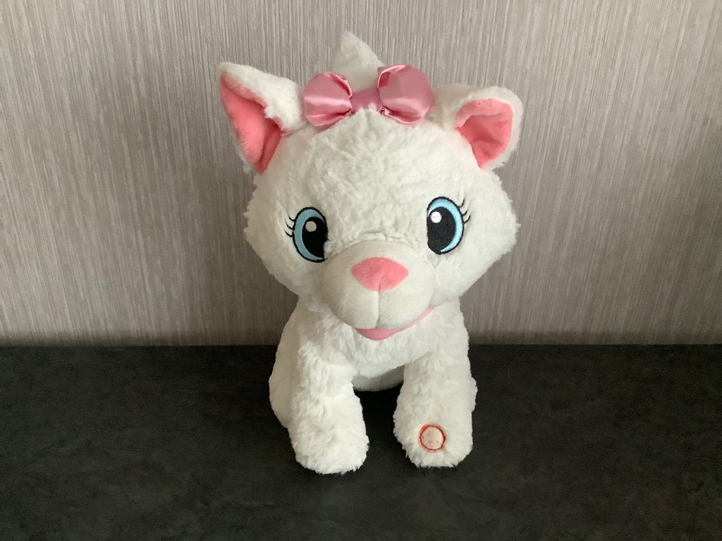 Personnage en peluche Disney Aristocats Marie (Lumière), Enfants & Bébés, Jouets | Peluches, Disney, Blanc, Moyen (20 à 80 cm)