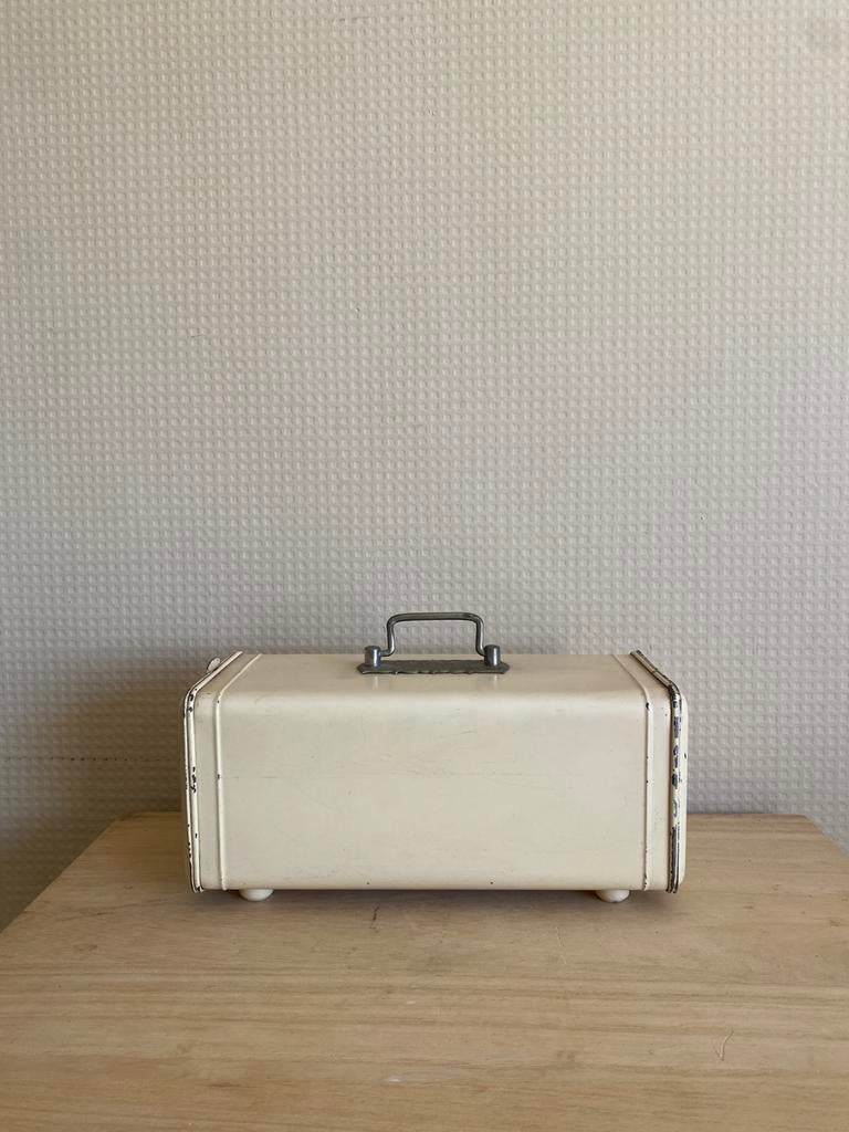 Vintage voorraad trommeltje, Ophalen of Verzenden