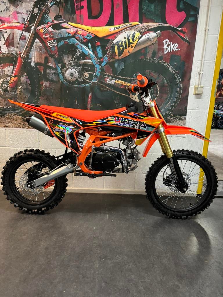 Nieuw Ultra Pro crosser Pitbike 125cc 4 Takt Schakel 95km/h, Ophalen of Verzenden, Nieuw
