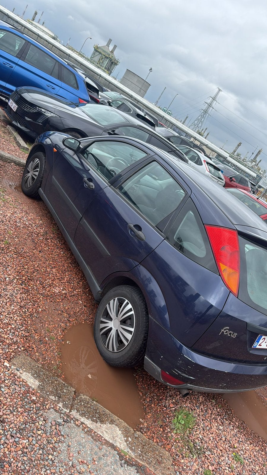 Ford focus ghia line 1ste eigenaar 91.000 kms pano, Autos, Focus, Noir, 5 portes, Particulier