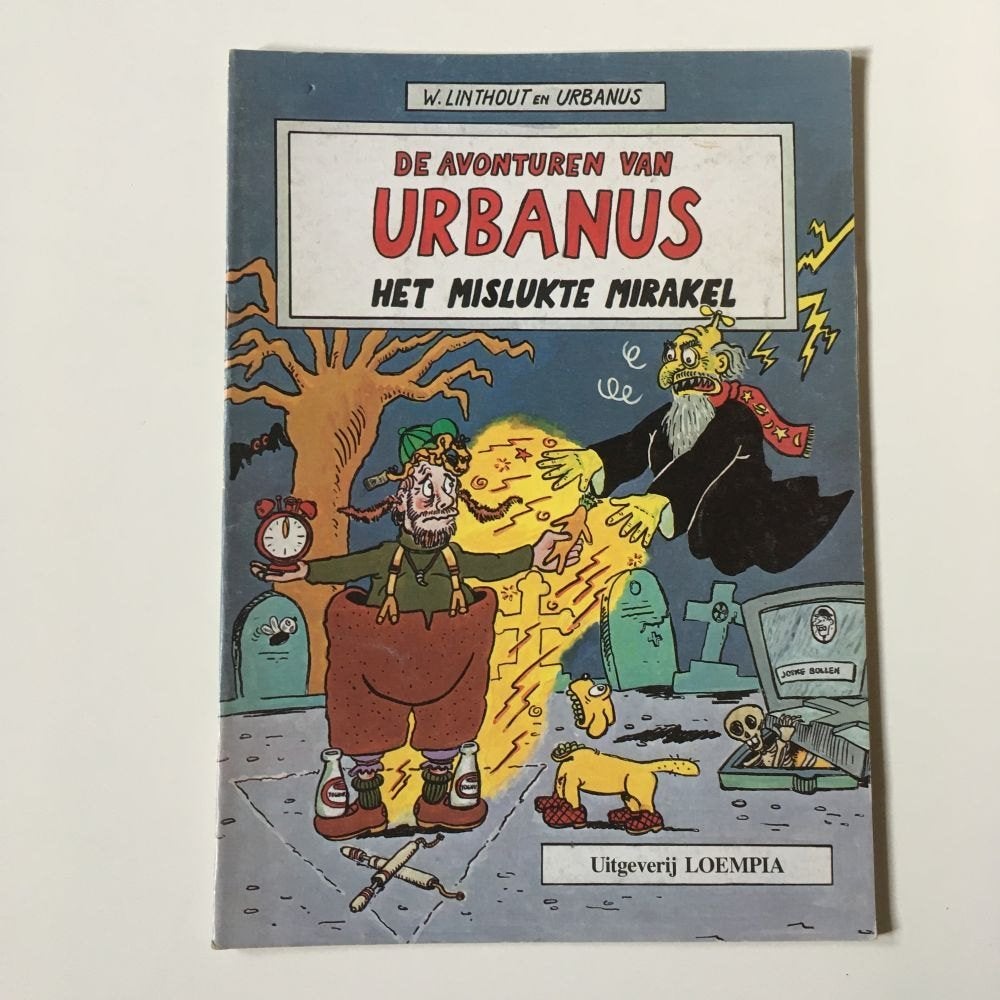 Urbanus 1e druk - 5a Het mislukte mirakel - 1984, Boeken, Stripverhalen, Gelezen, Linthout en Urbanus, Eén stripboek, Ophalen of Verzenden