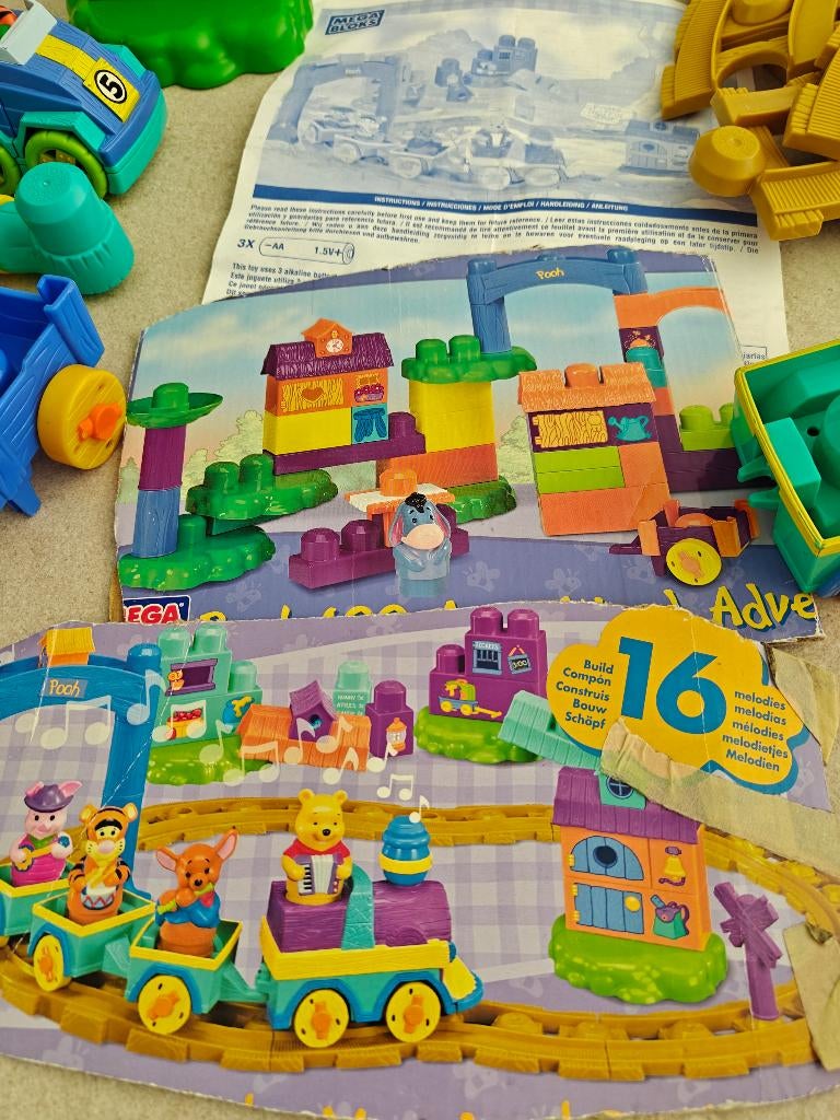 Mega Bloks Winnie the Pooh trein, Enfants & Bébés, Jouets | Blocs de construction, Enlèvement, Utilisé, Megabloks