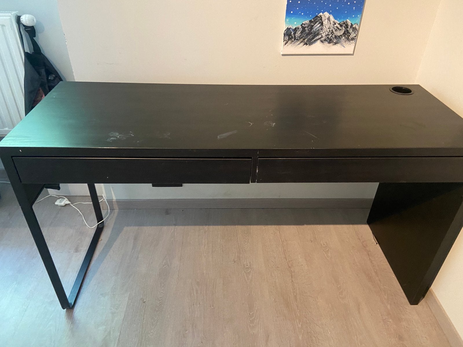 Ruime bureau met 2 schuiven, Enlèvement, Utilisé