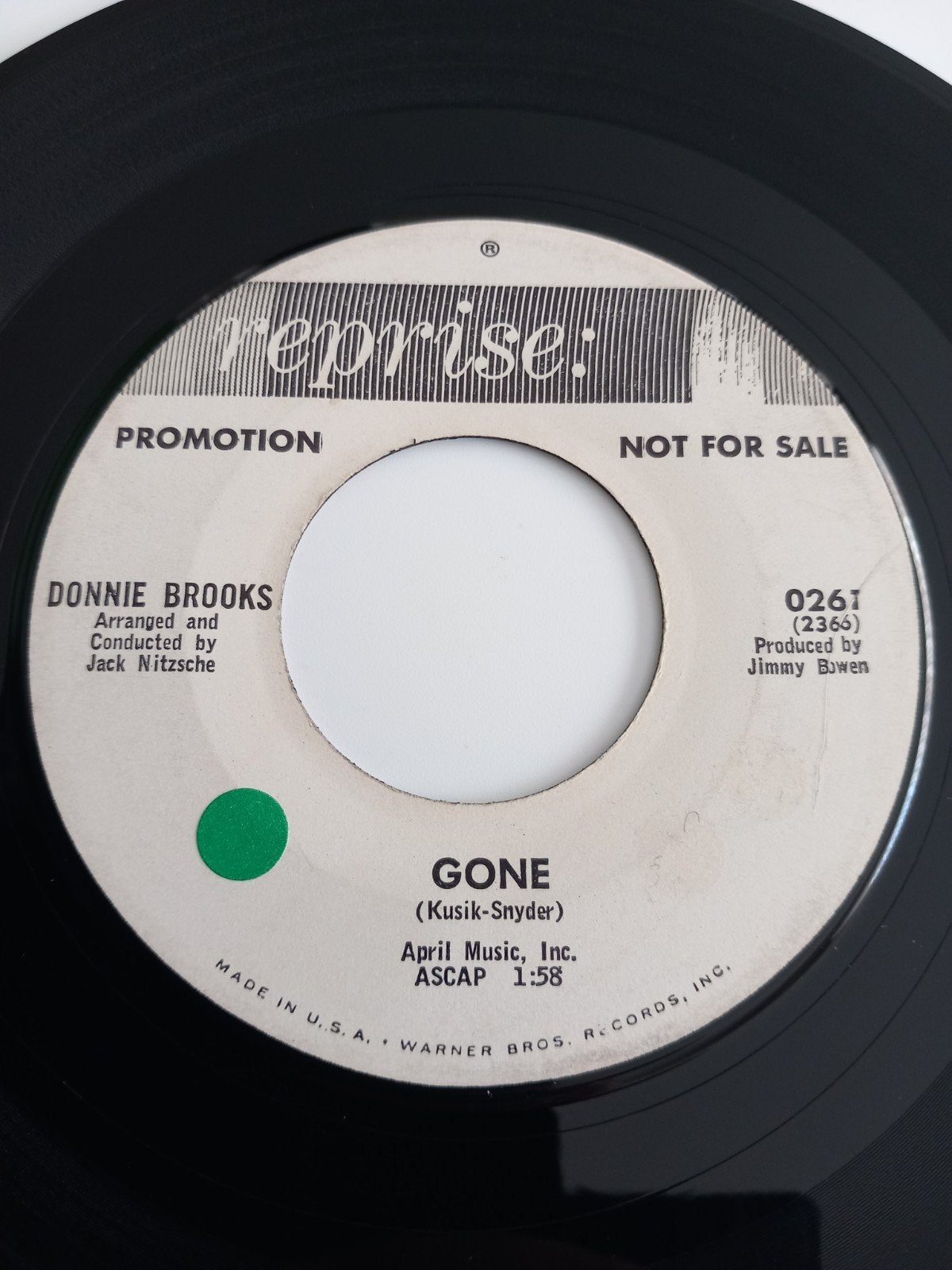 DONNIE BROOKS. GONE .OLDIES 1964 USA 45T, Enlèvement ou Envoi