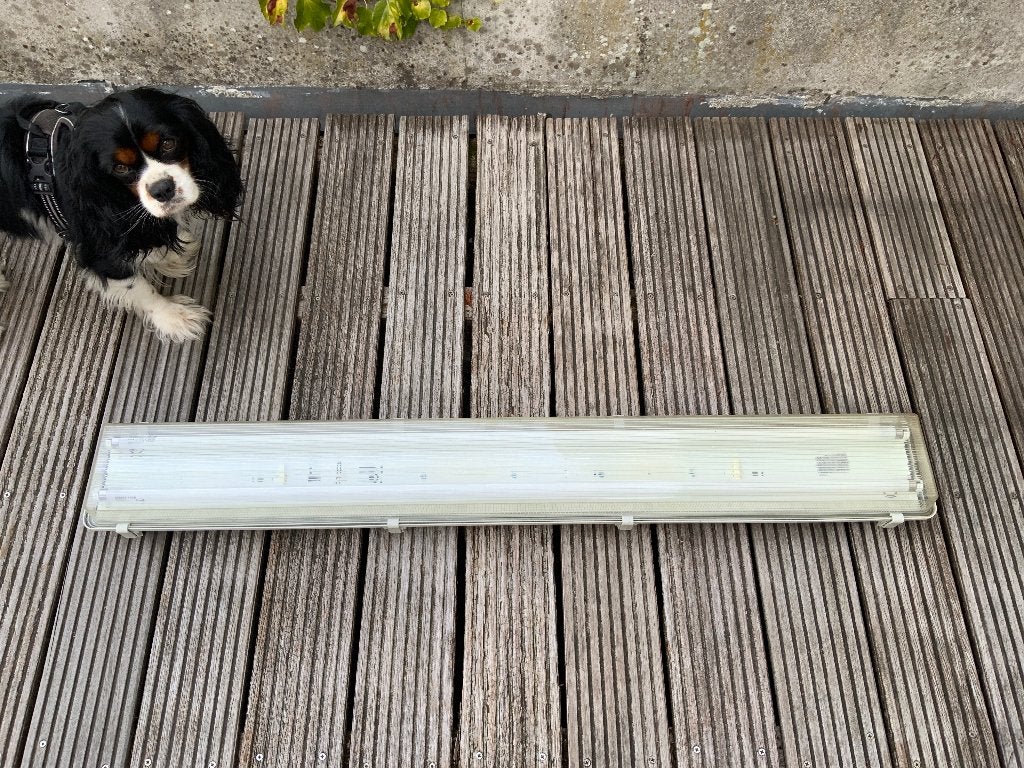 Luminaire fluorescent IP 65 120 cm, Autres culots, Industriel, Comme neuf, Synthétique