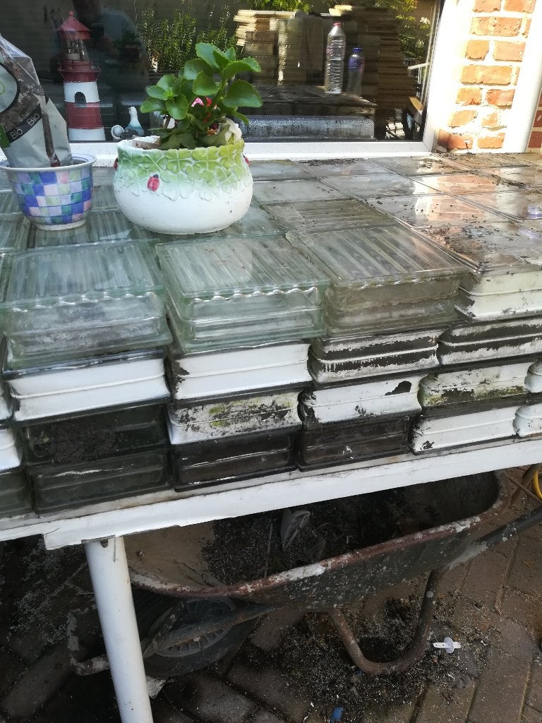 glasdallen, Doe-het-zelf en Bouw, Ophalen, Zo goed als nieuw, Glasplaat