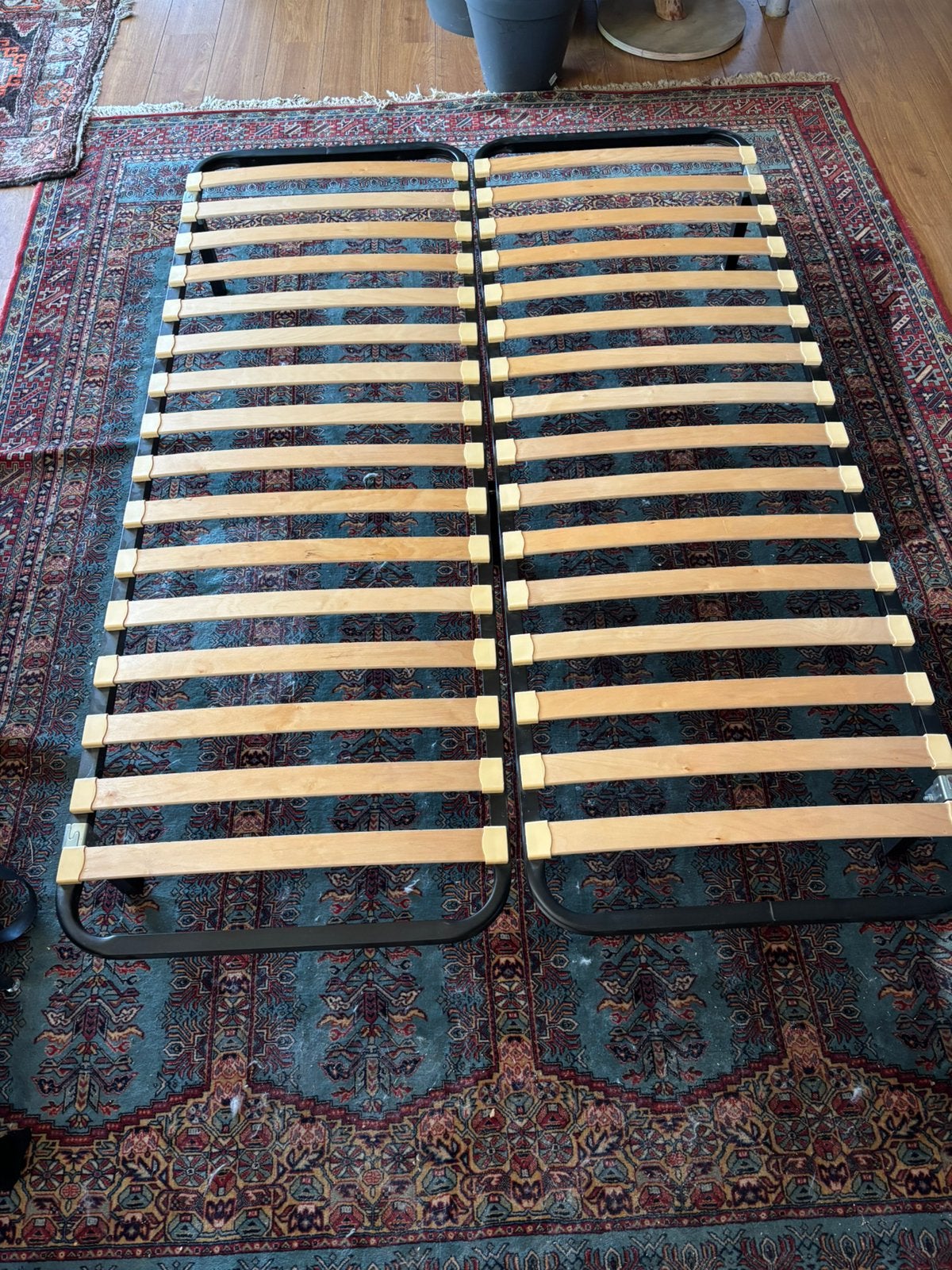 Lattenbodem 140x200 (2x 70x200) – Ideaal voor kot!, Ophalen, Gebruikt, Tweepersoons, 140 cm