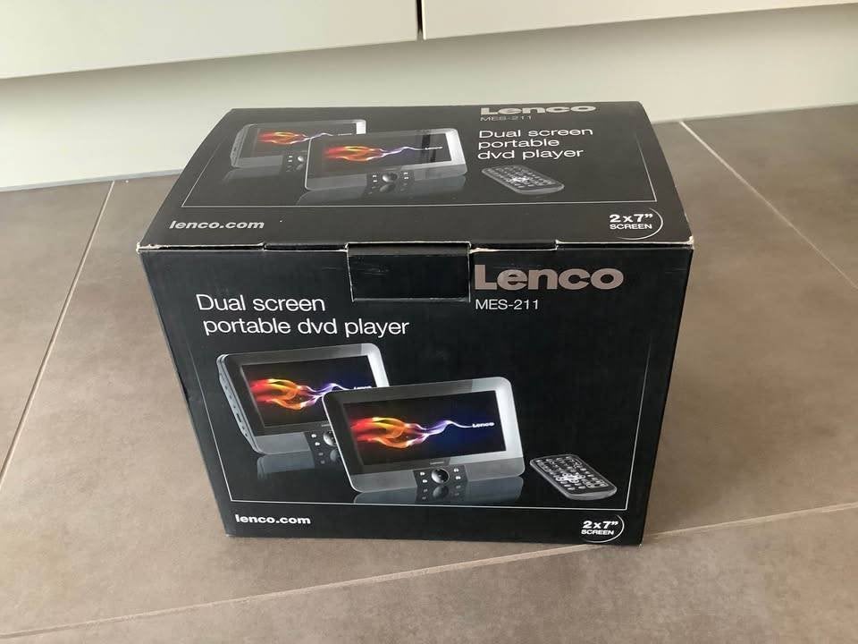 Lenco Dual screen portable dvd player, Audio, Tv en Foto, DVD spelers, Gebruikt, Draagbaar, Ophalen, Overige merken