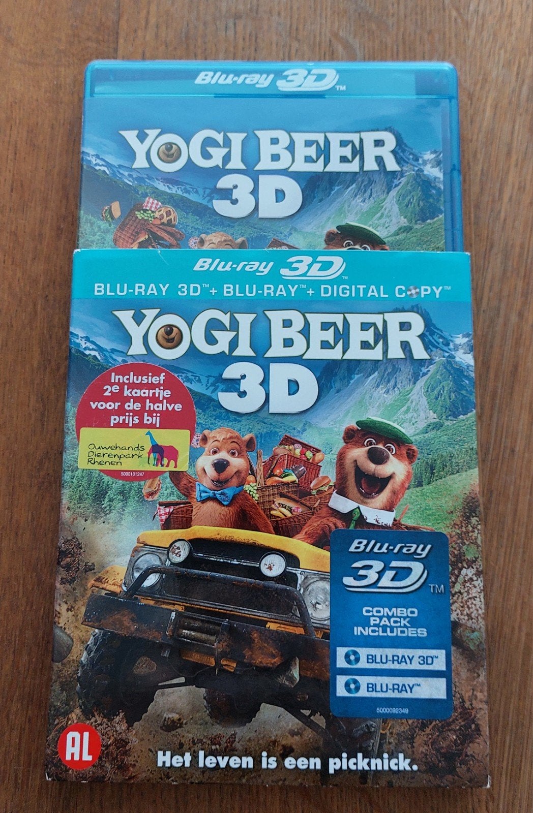 BLU RAY  + 3D  - YOGI BEER, CD & DVD, Blu-ray, Enlèvement ou Envoi, Film, Comme neuf, Espagnol