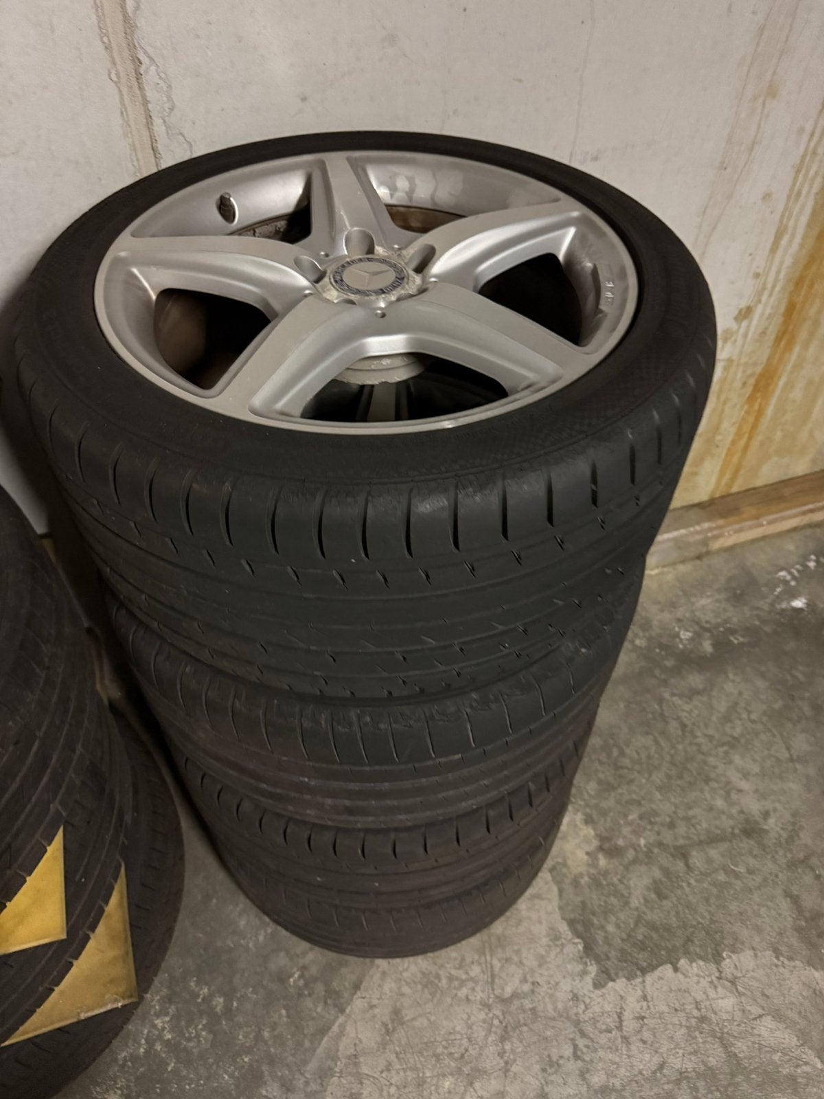 Originele wielenset Mercedes AMG, Enlèvement, Utilisé, 18 pouces, Véhicule de tourisme