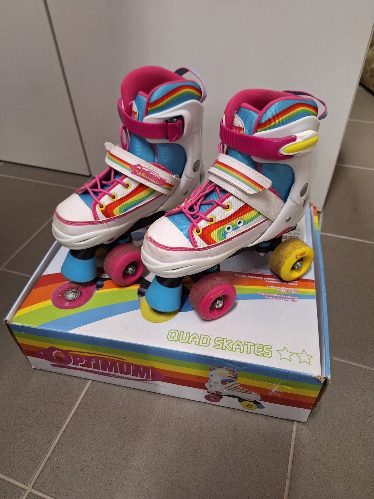 Rolschaatsen Optimum Rainbow, Enlèvement, Réglable
